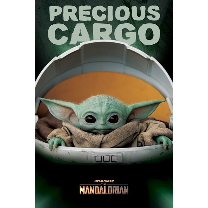 Star Wars The Mandalorian Baby Yoda Precious Cargo Poster