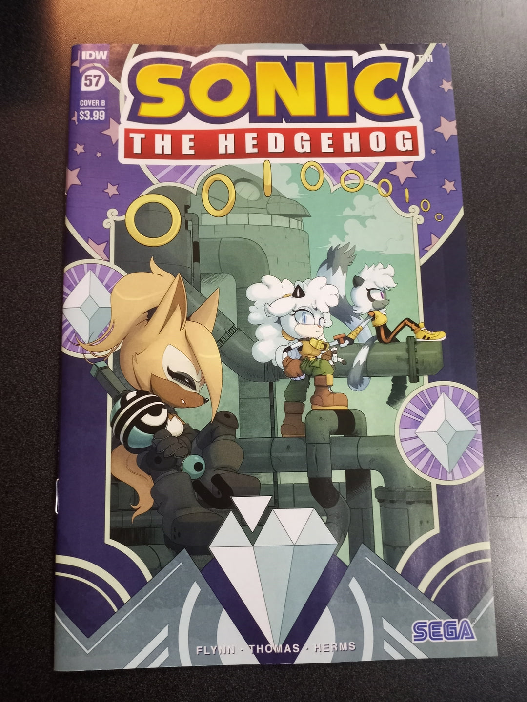 Sonic The Hedgehog #57 Cover B Thomas