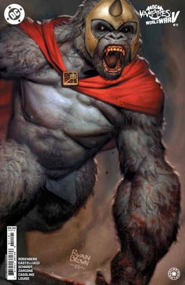 DC vs Vampires World War V #11 Cover B Ryan Brown Variant