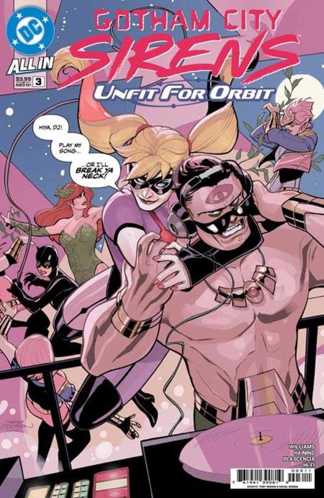 Gotham City Sirens Unfit For Orbit #3 Cover A Terry Dodson & Rachel Dodson