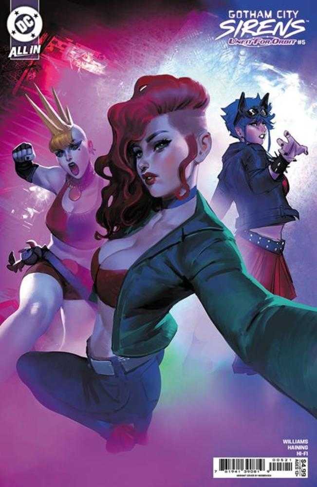 Gotham City Sirens Unfit For Orbit #5 Cover B Noobovich Variant