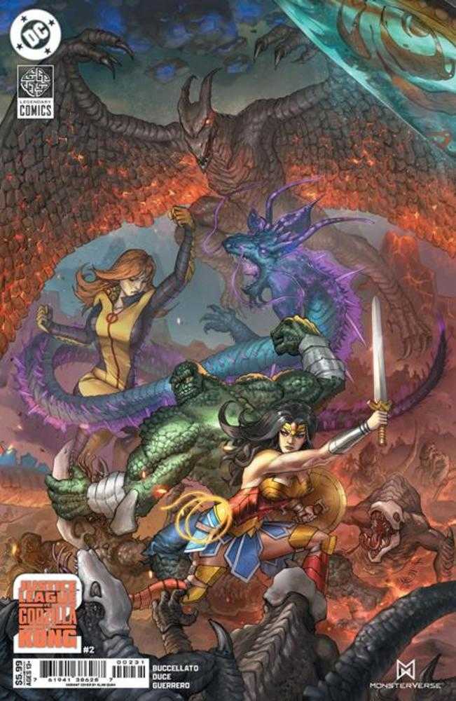 Justice League vs Godzilla vs Kong 2 #2 Cover C Alan Quah Card Stock Variant