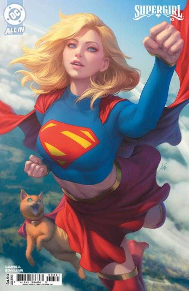 Supergirl #3 Cover B Stanley Artgerm Lau Variant