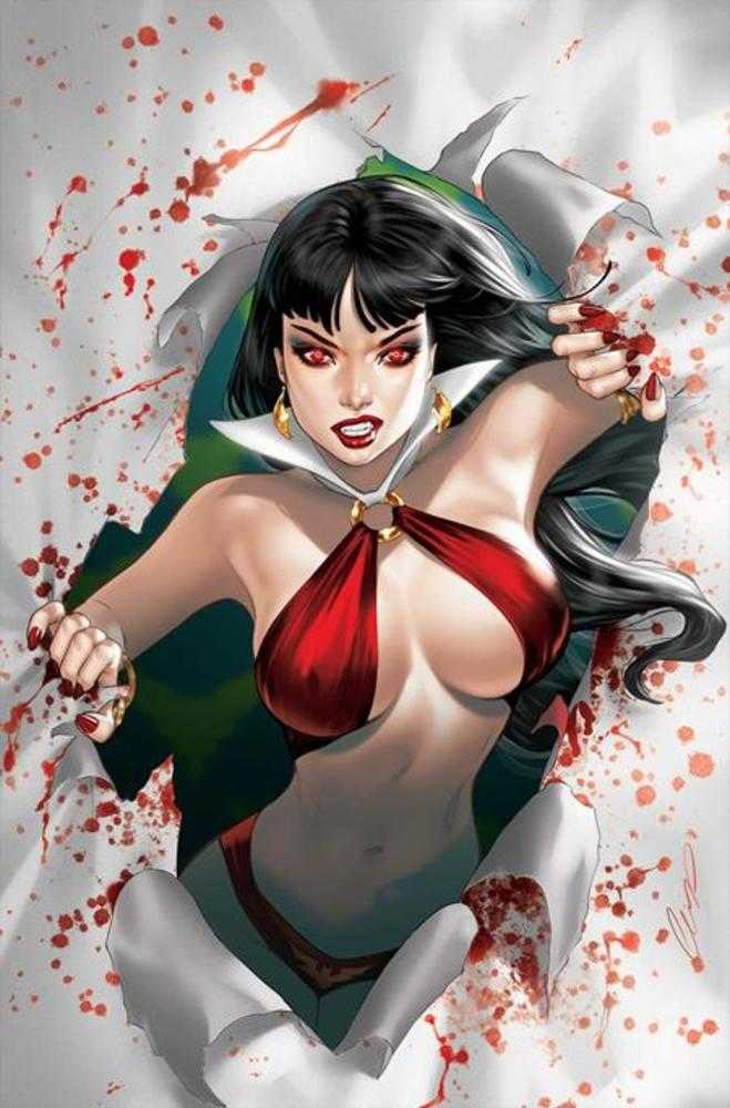Vampirella (2025) #5 Cover K 1:15 Elias Chatzoudis Full Art Variant