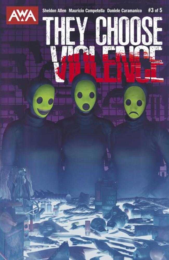 They Choose Violence #3 Cover A Rahzzah