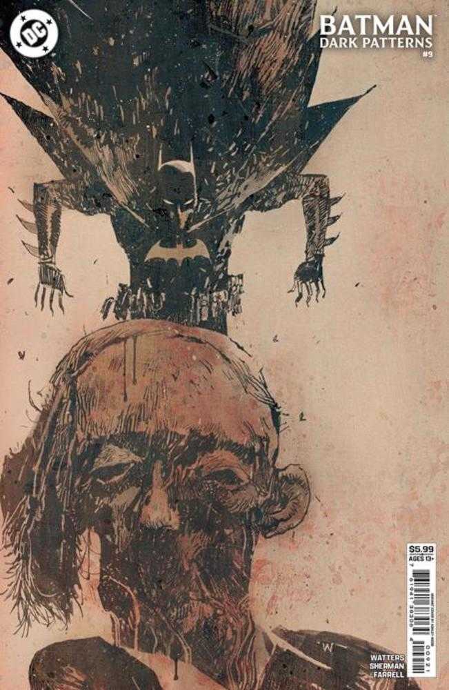 Batman Dark Patterns #9 Cover B Ashley Wood Card Stock Variant