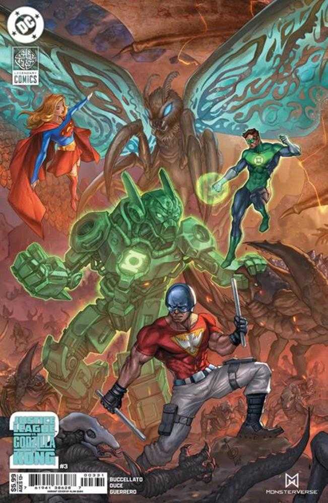 Justice League vs Godzilla vs Kong 2 #3 Cover C Alan Quah Variant