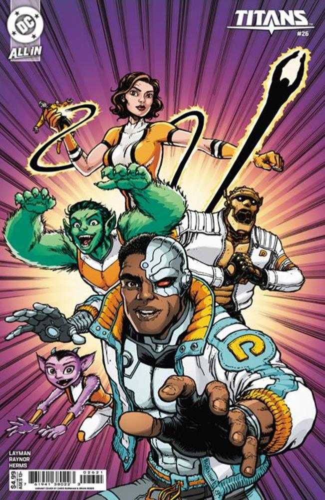 Titans #26 Cover B Chris Burnham Variant