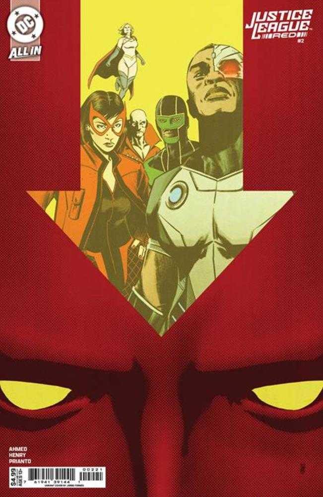 Justice League Red #2 Cover B Jorge Fornes Variant