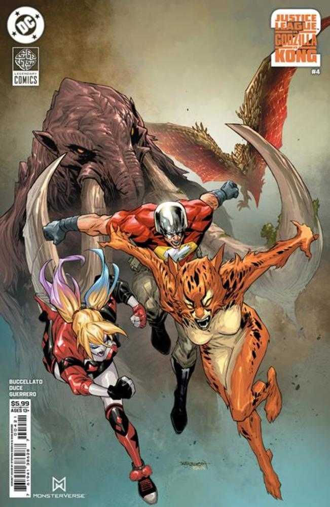 Justice League vs Godzilla vs Kong 2 #4 Cover B Sephen Segovia Variant