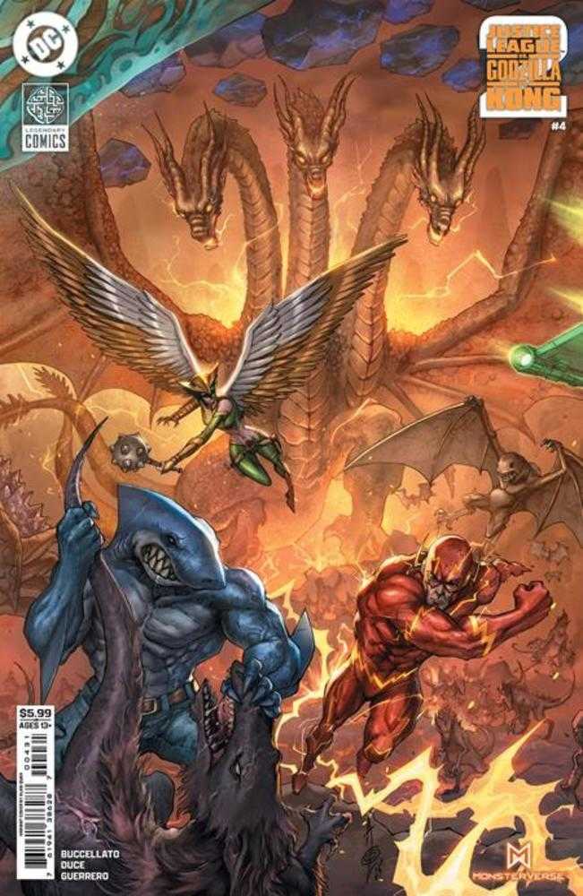 Justice League vs Godzilla vs Kong 2 #4 Cover C Alan Quah Variant