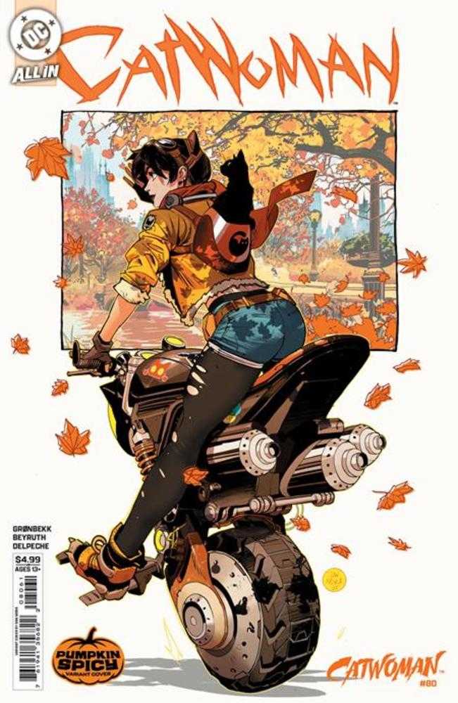 Catwoman #80 Cover E Dan Mora Pumpkin Spicy Variant