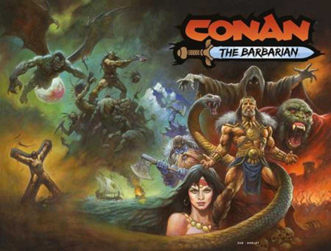 Conan The Barbarian #25 Cover A Alex Horley Wraparound