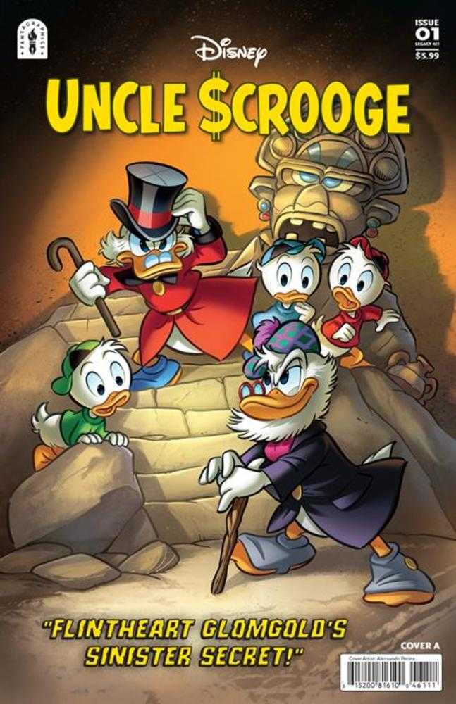 Uncle Scrooge Flintheart Glomgolds Sinister Secret #1 Cover A Alessandro Perina