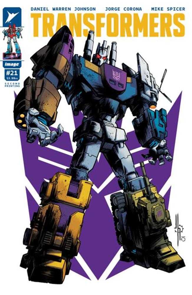 Transformers #21 2nd Printing Cover A Jason Howard Decepticon Cover