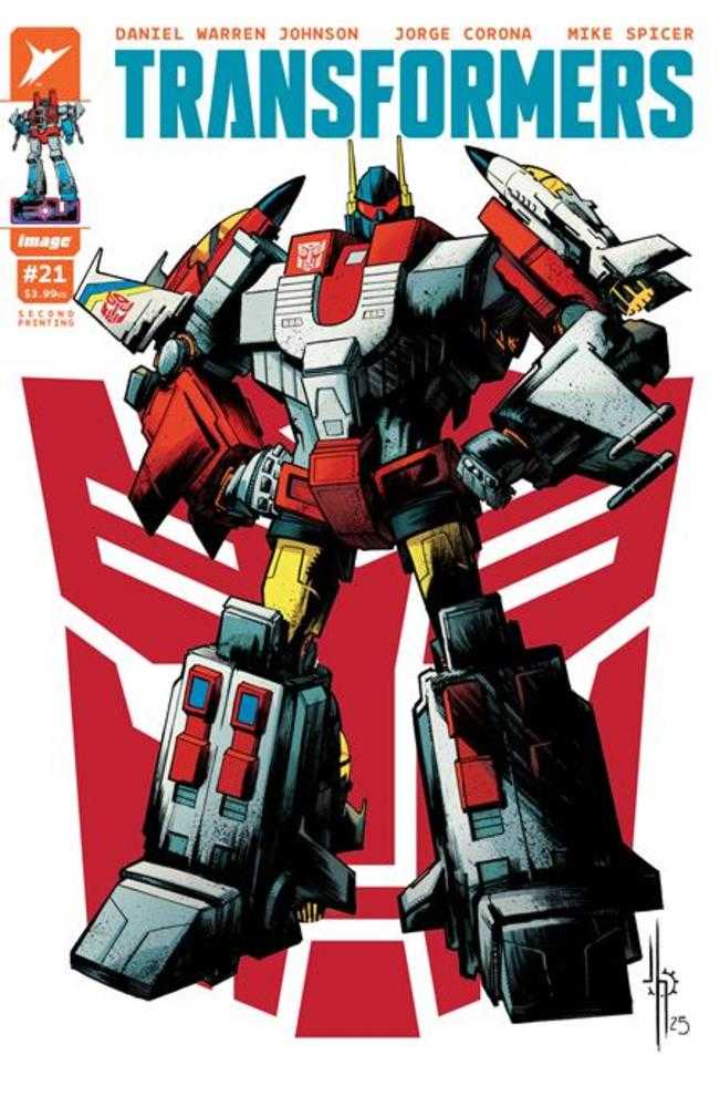 Transformers #21 2nd Printing Cover B Jason Howard Autobot Variant