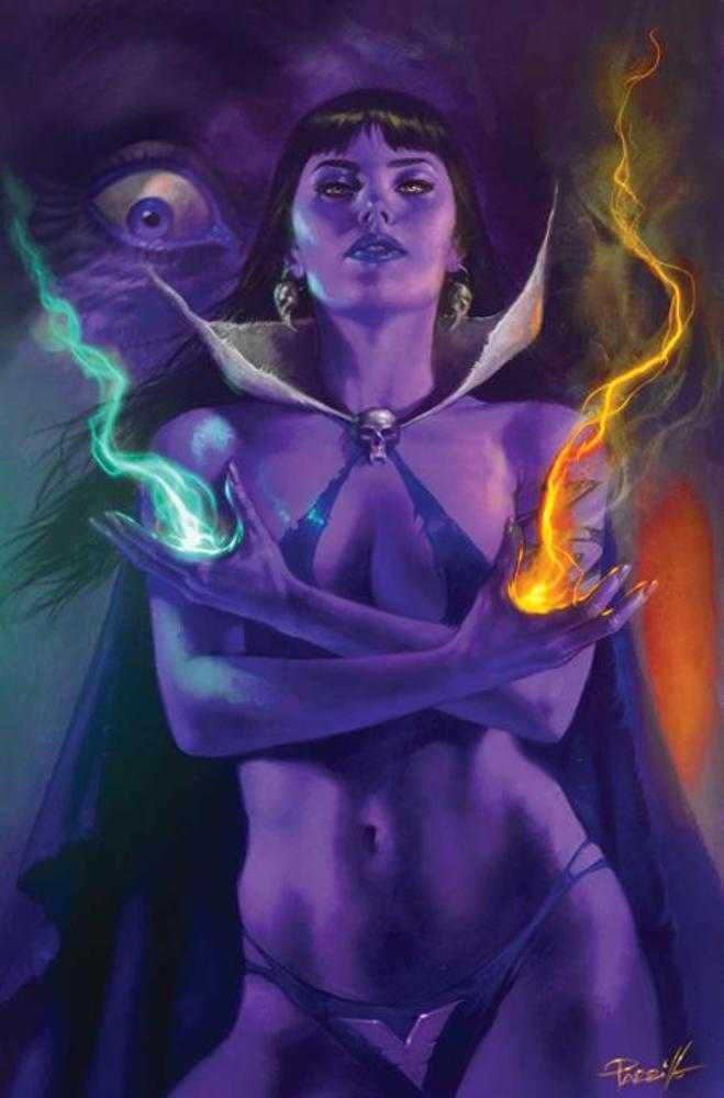 Vampirella (2025) #5 Cover Q 1:10 Lucio Parrillo Ultraviolet Virgin Foc Bonus Variant