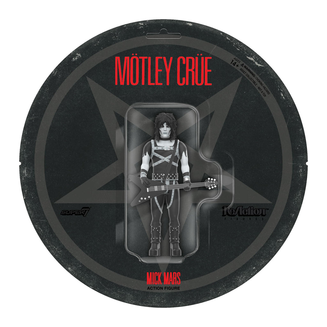 Motley Crue Reaction Wv2 Mick Mars Shout At The Devil Bw Action Figure