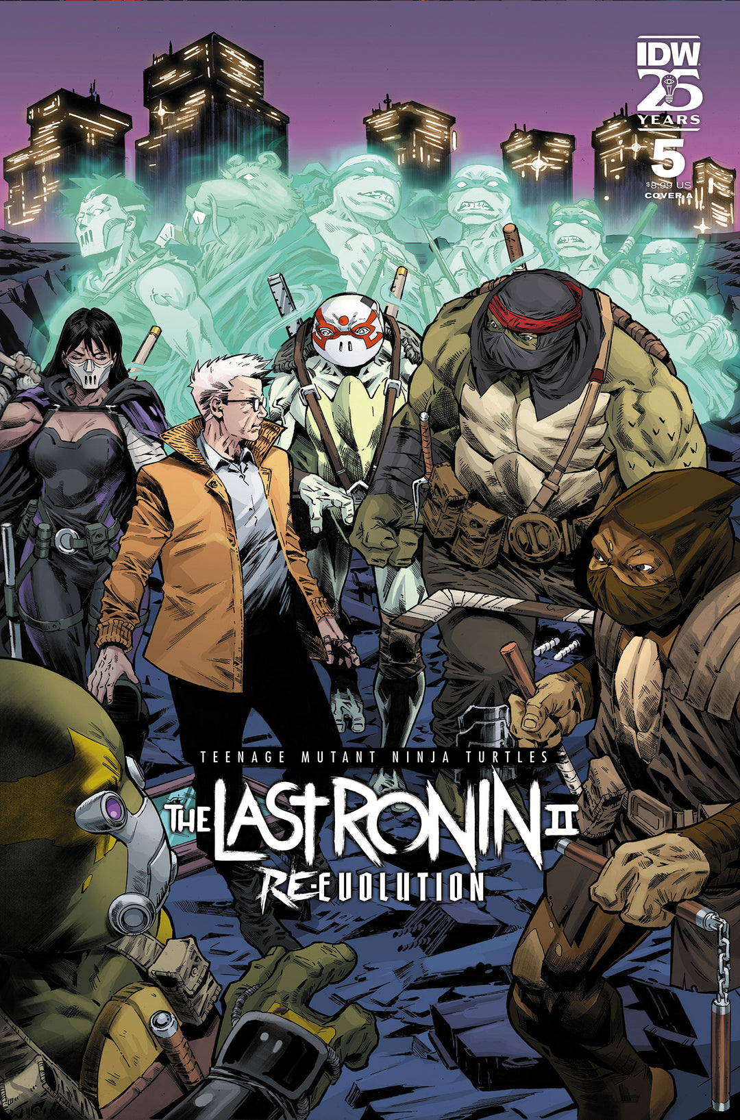 Teenage Mutant Ninja Turtles The Last Ronin II Re Evolution #5 Cover A Escorzas