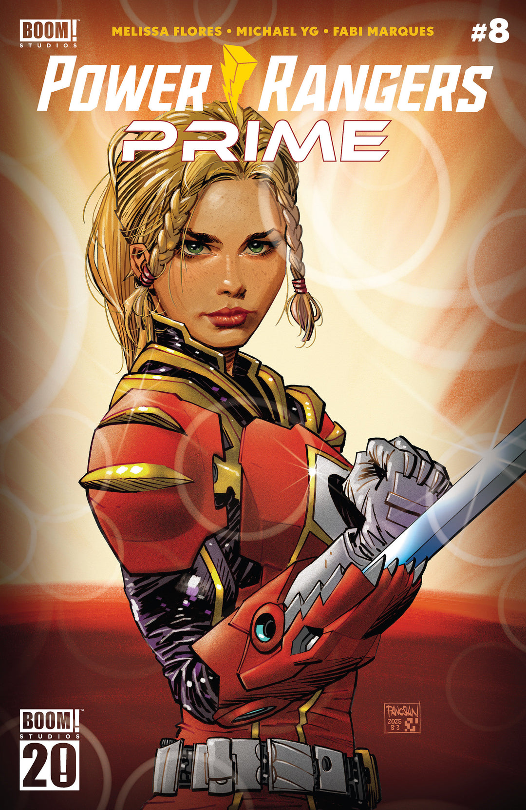 Power Rangers Prime #8 C Boom 20th Anniversary Variant Panosian