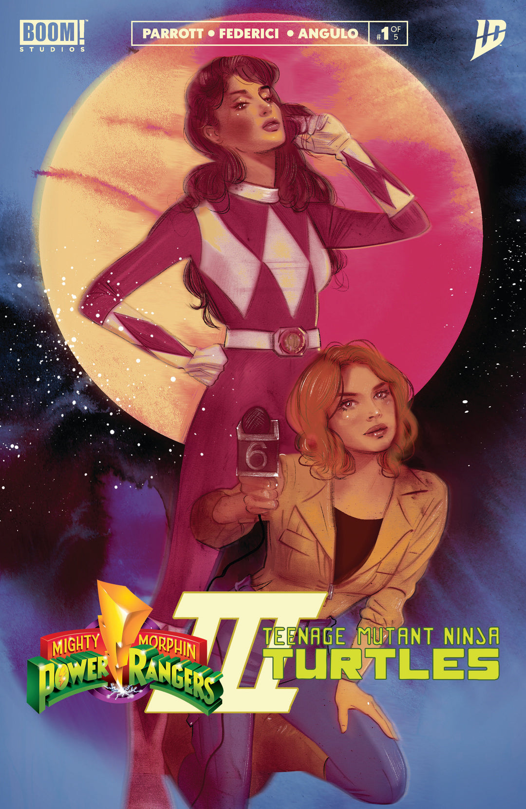 Mighty Morphin Power Rangers/ Teenage Mutant Ninja Turtles III #1 C Boom 20th Anniversary Variant (Lotay)