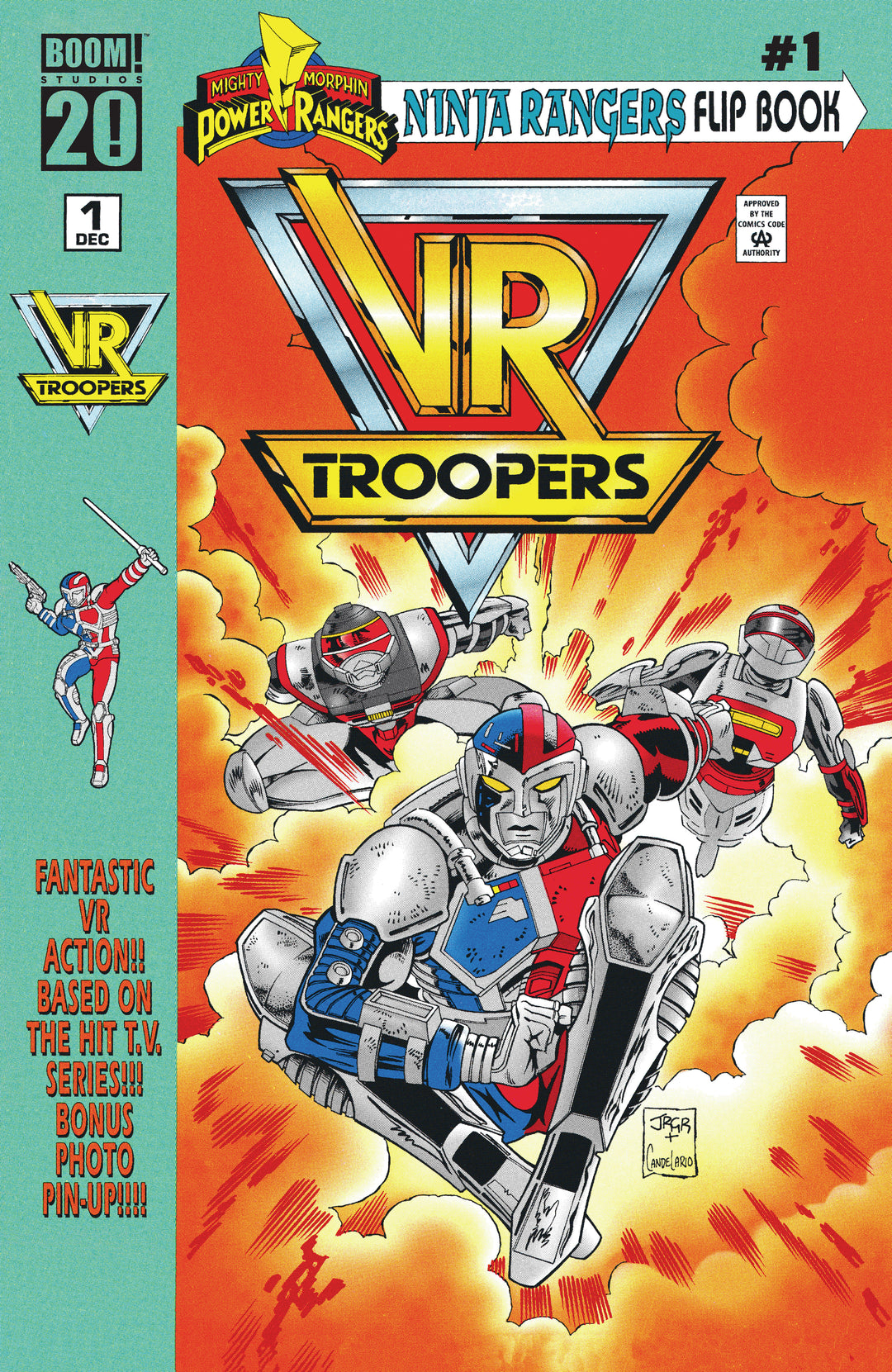 Vr Troopers/Power Rangers Flipbook Facsimile Edition #1 A Main (Smith & Ross)