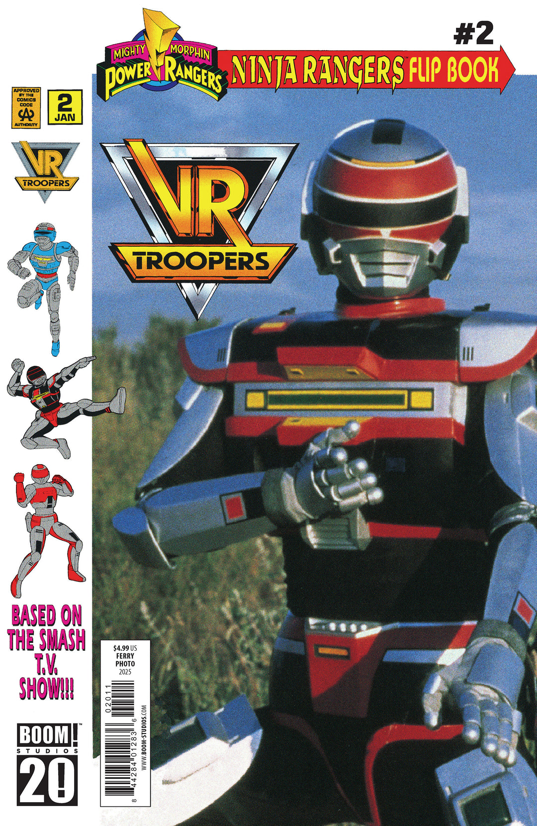 Vr Troopers/Power Rangers Flipbook Facsimile #2 A Main (Dressed, Ferry/Photo)