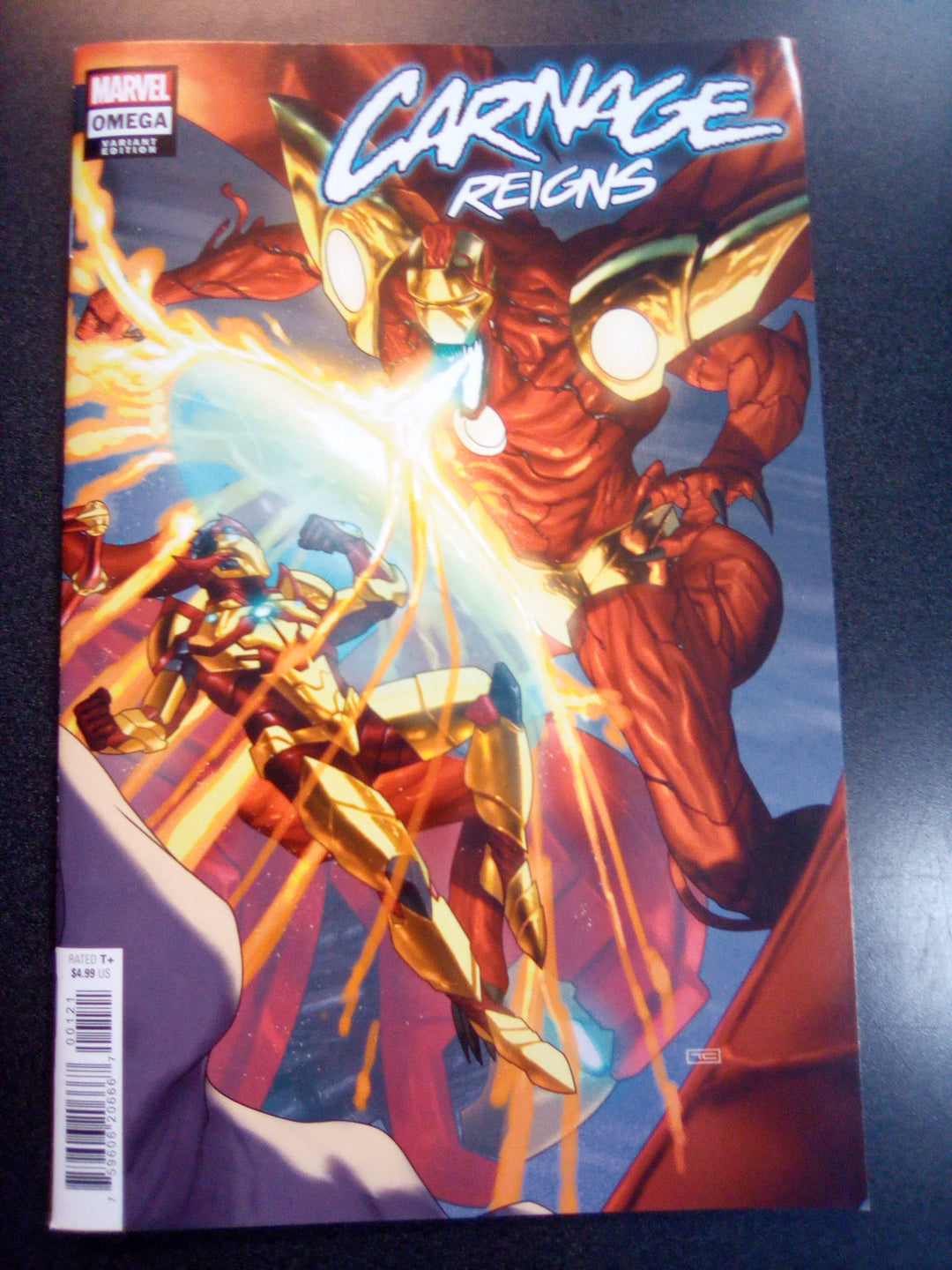 Carnage Reigns Omega #1 Taurin Clarke Connecting Variant