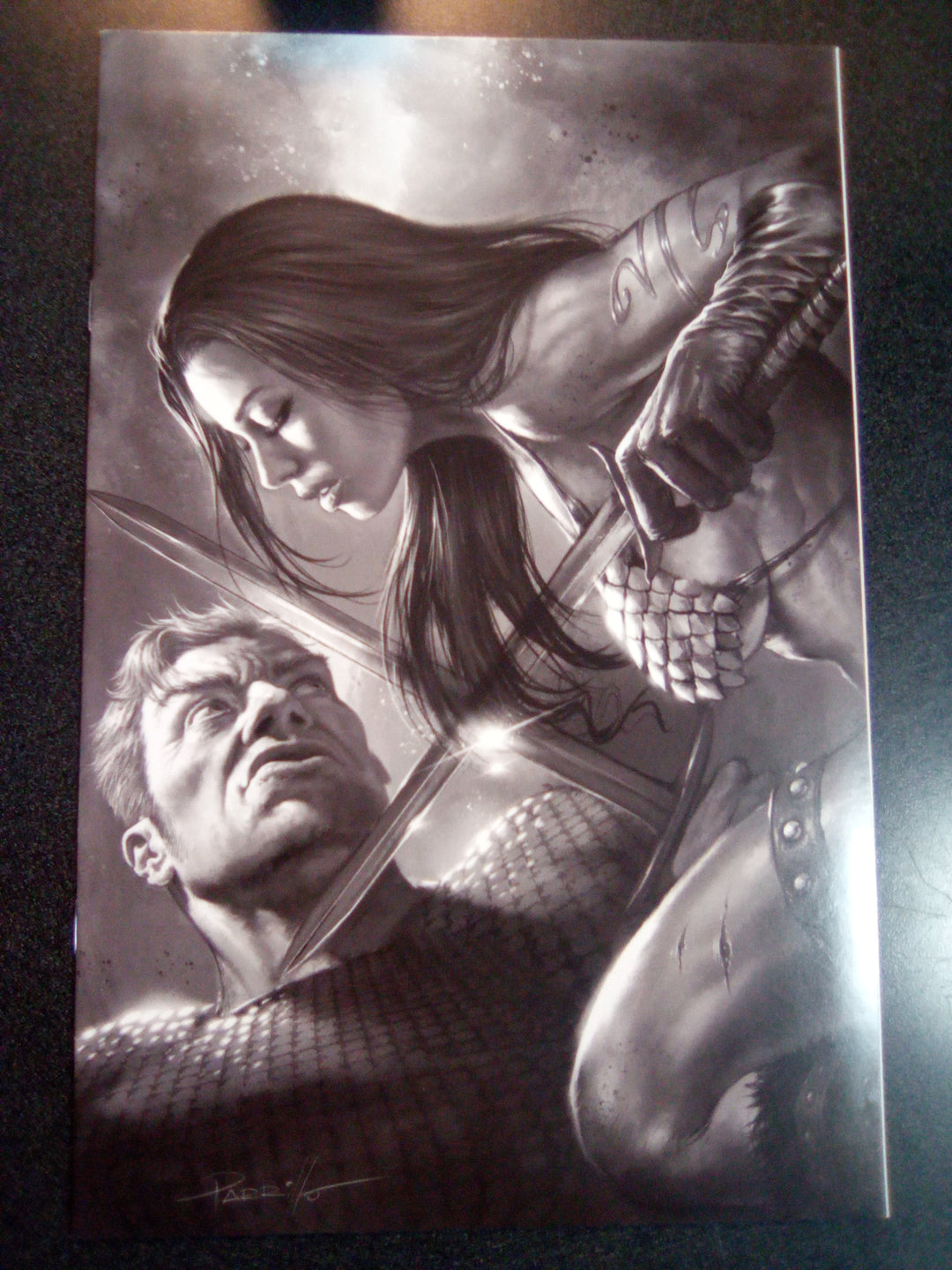 Red Sonja The Superpowers #4 1:50 Parrillo B&W Virgin Inc