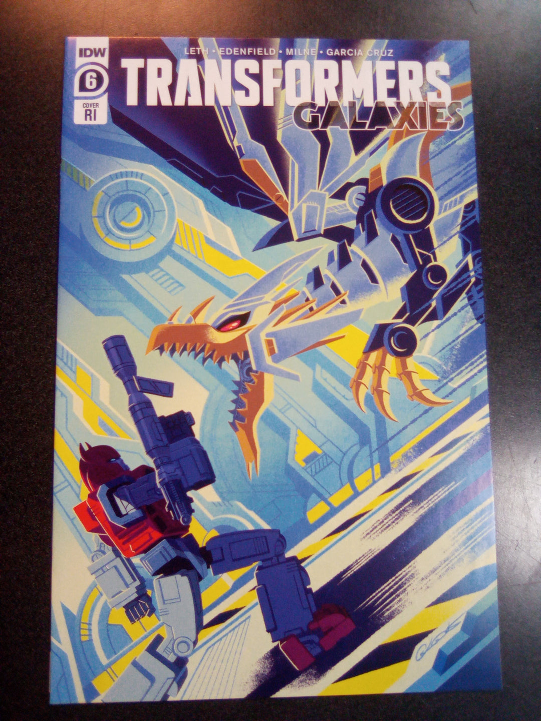 Transformers Galaxies #6 1:10 Variant Caltsoudas (C: 1