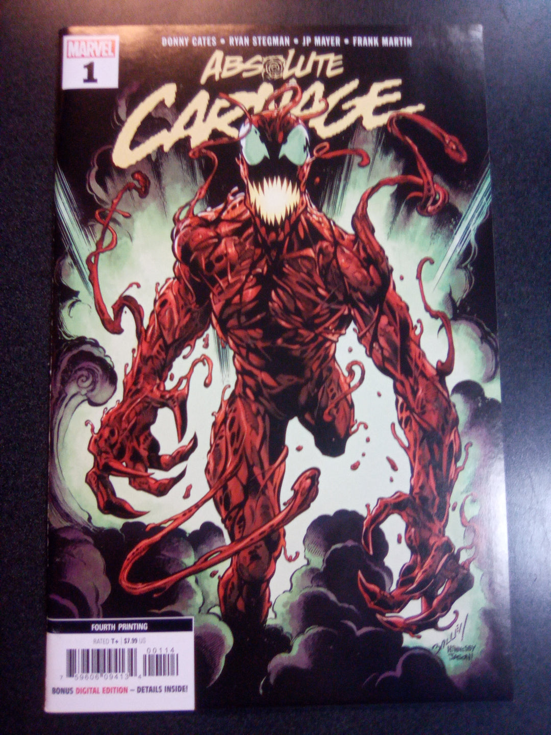 Absolute Carnage #1 Fourth Printing Variant