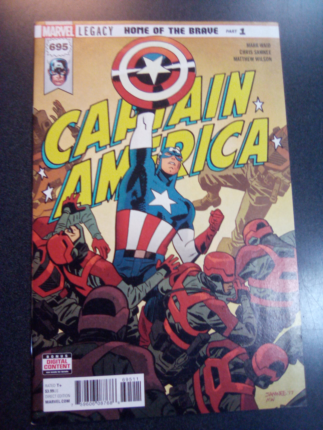 Captain America #695 Leg