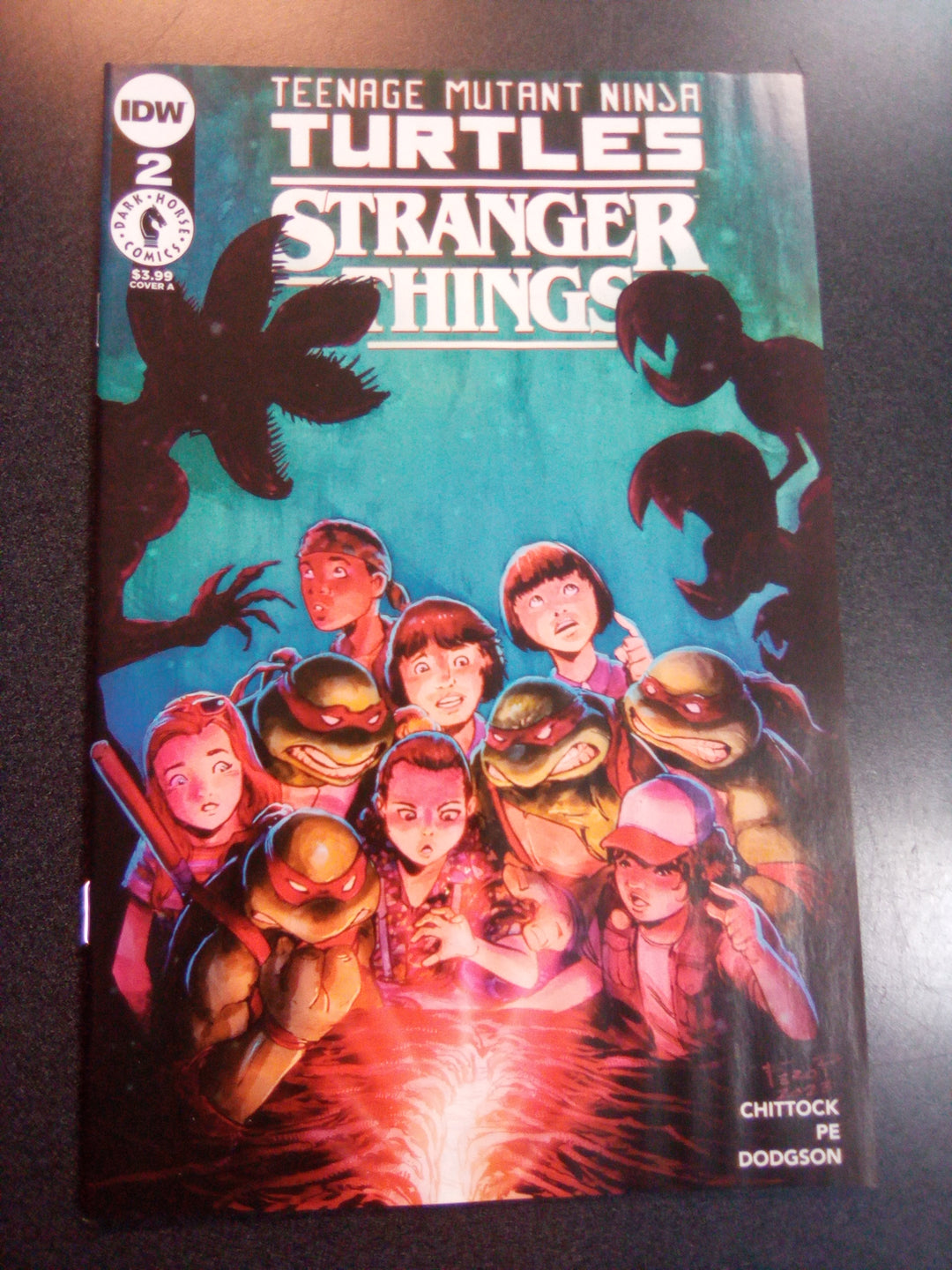 Teenage Mutant Ninja Turtles X Stranger Things #2 Cover A Pe