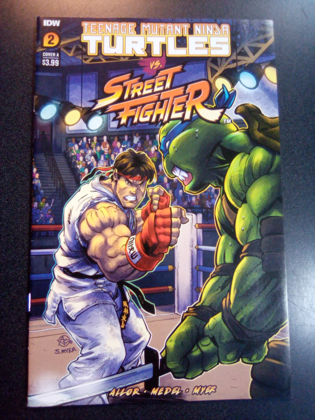 Teenage Mutant Ninja Turtles vs. Street Fighter #2 Cover A (Medel)