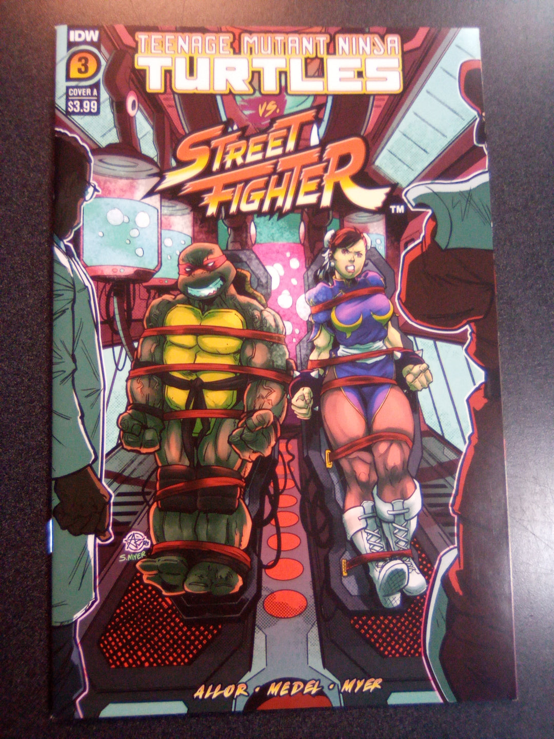Teenage Mutant Ninja Turtles vs. Street Fighter #3 Cover A (Medel)