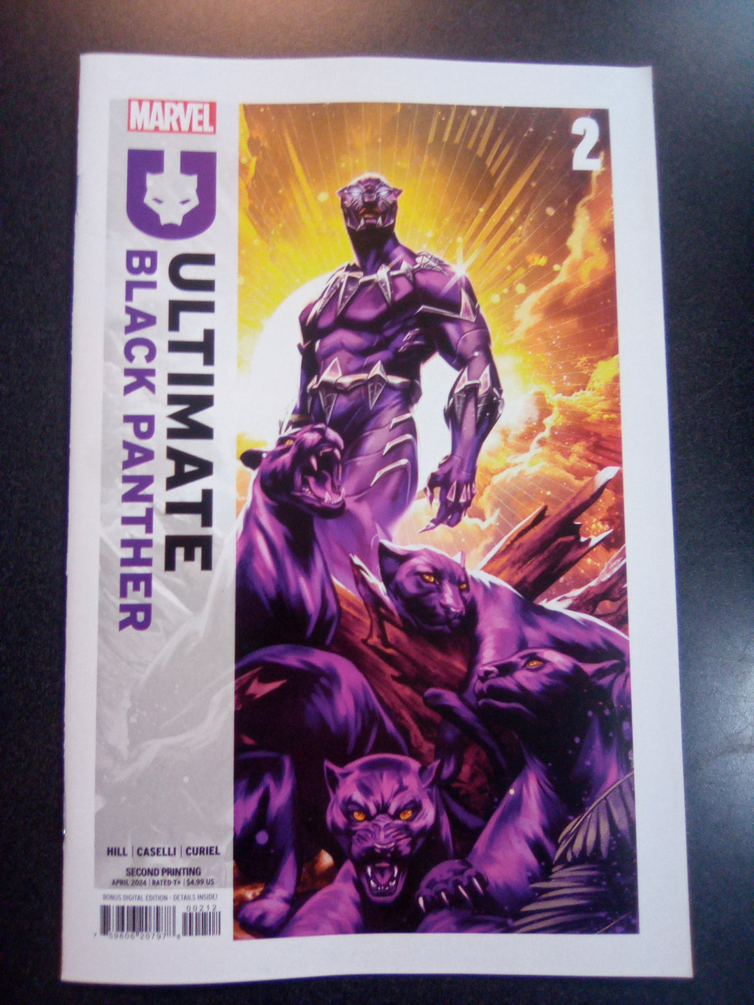 Ultimate Black Panther #2 Mateus Manhanini 2nd Print Variant