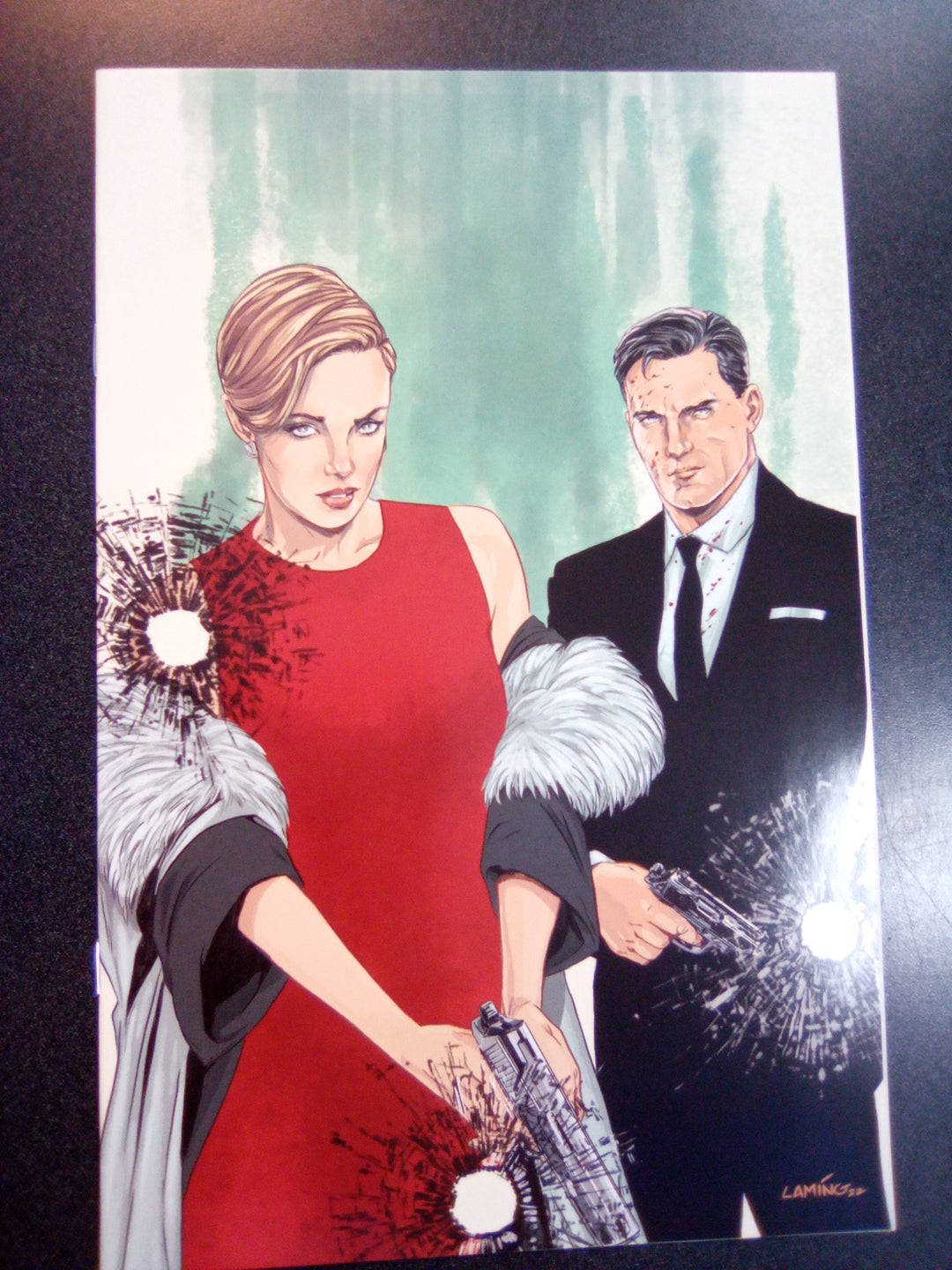 007 #1 Cover H 20 Copy Variant Edition Laming Virgin