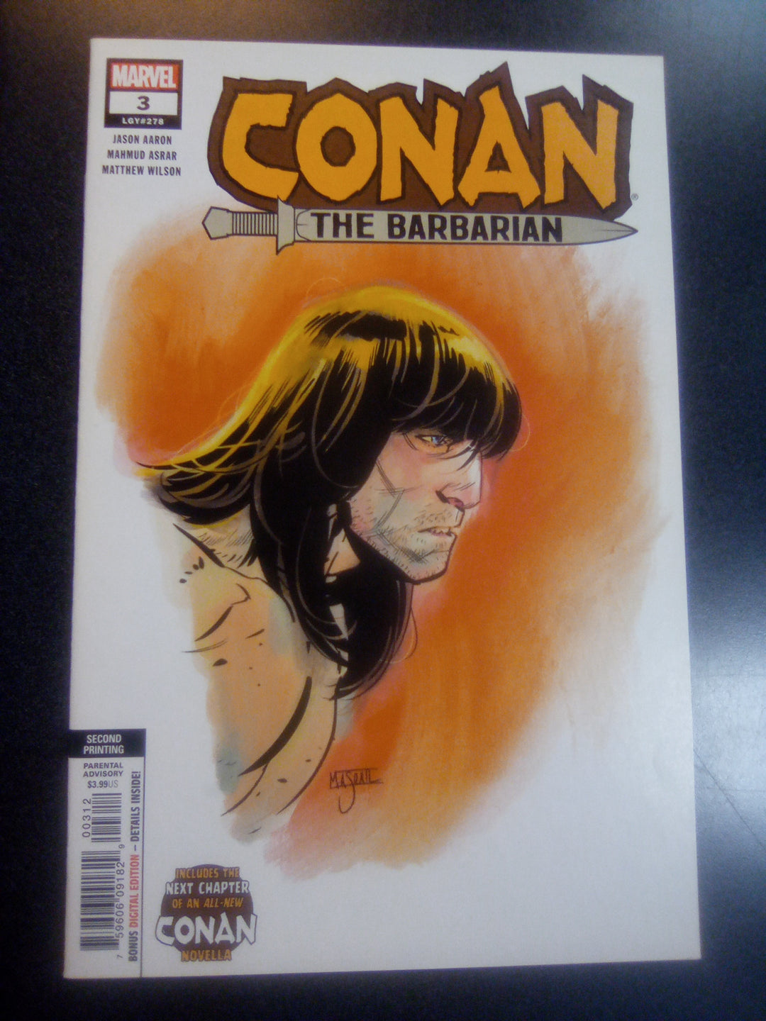 Conan The Barbarian #3 2Nd Print Asrar Variant