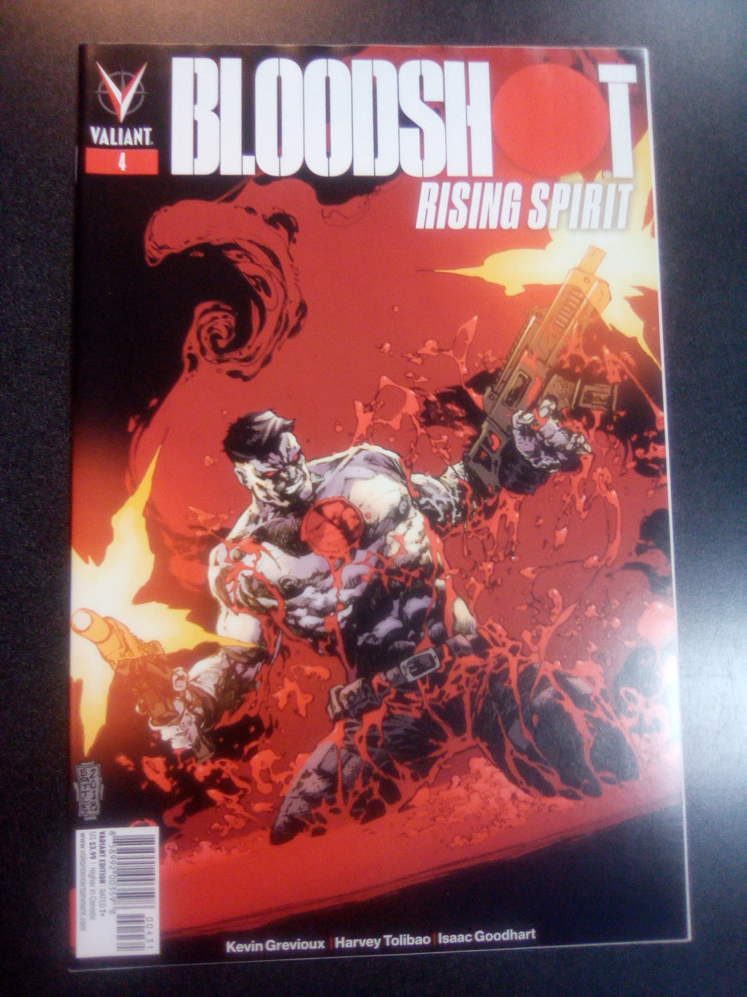 Bloodshot Rising Spirit #4 1:20 Variant Battle