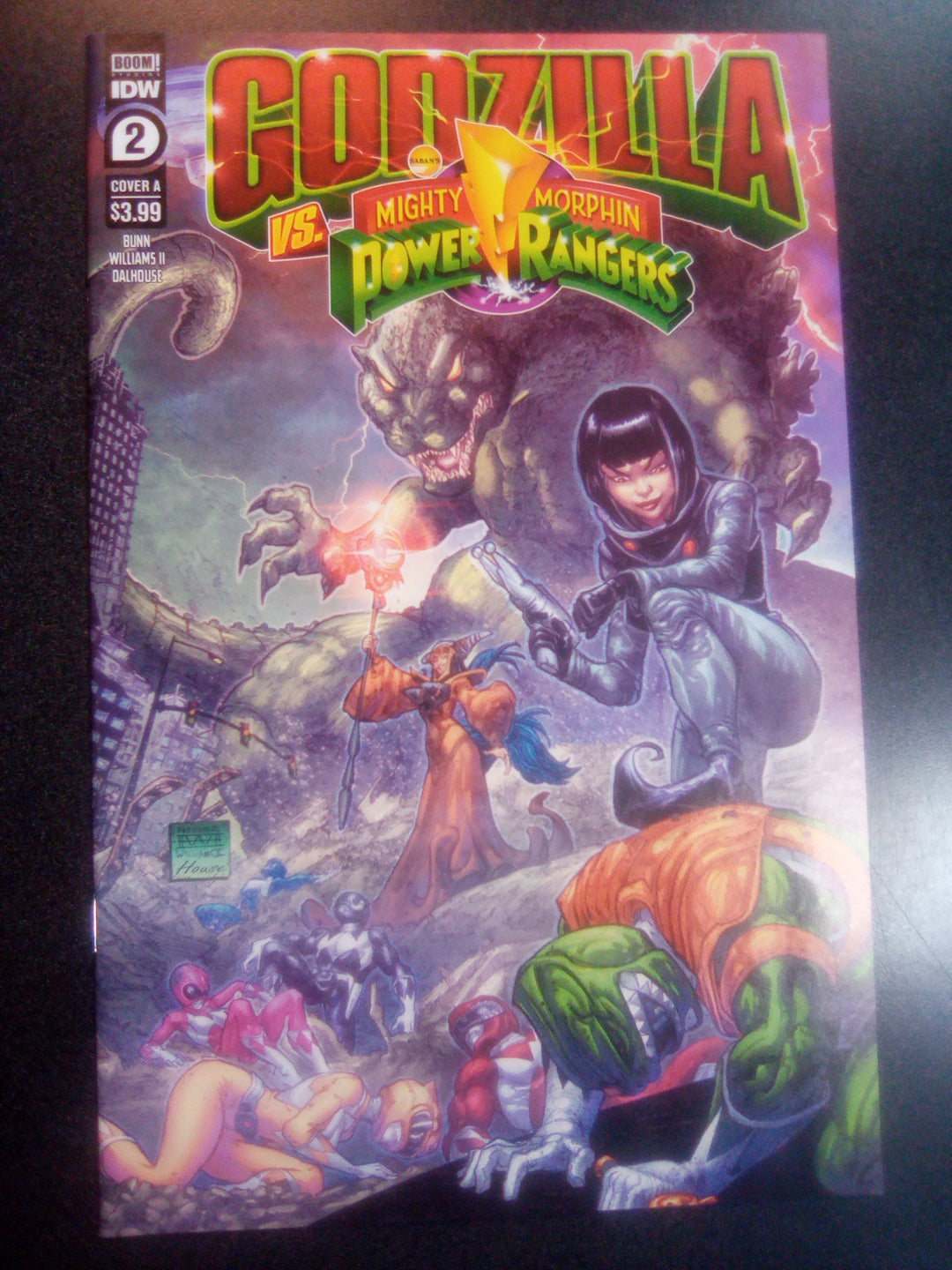 Godzilla vs Mmpr #2 (Of 5) Cover A Freddie Williams II