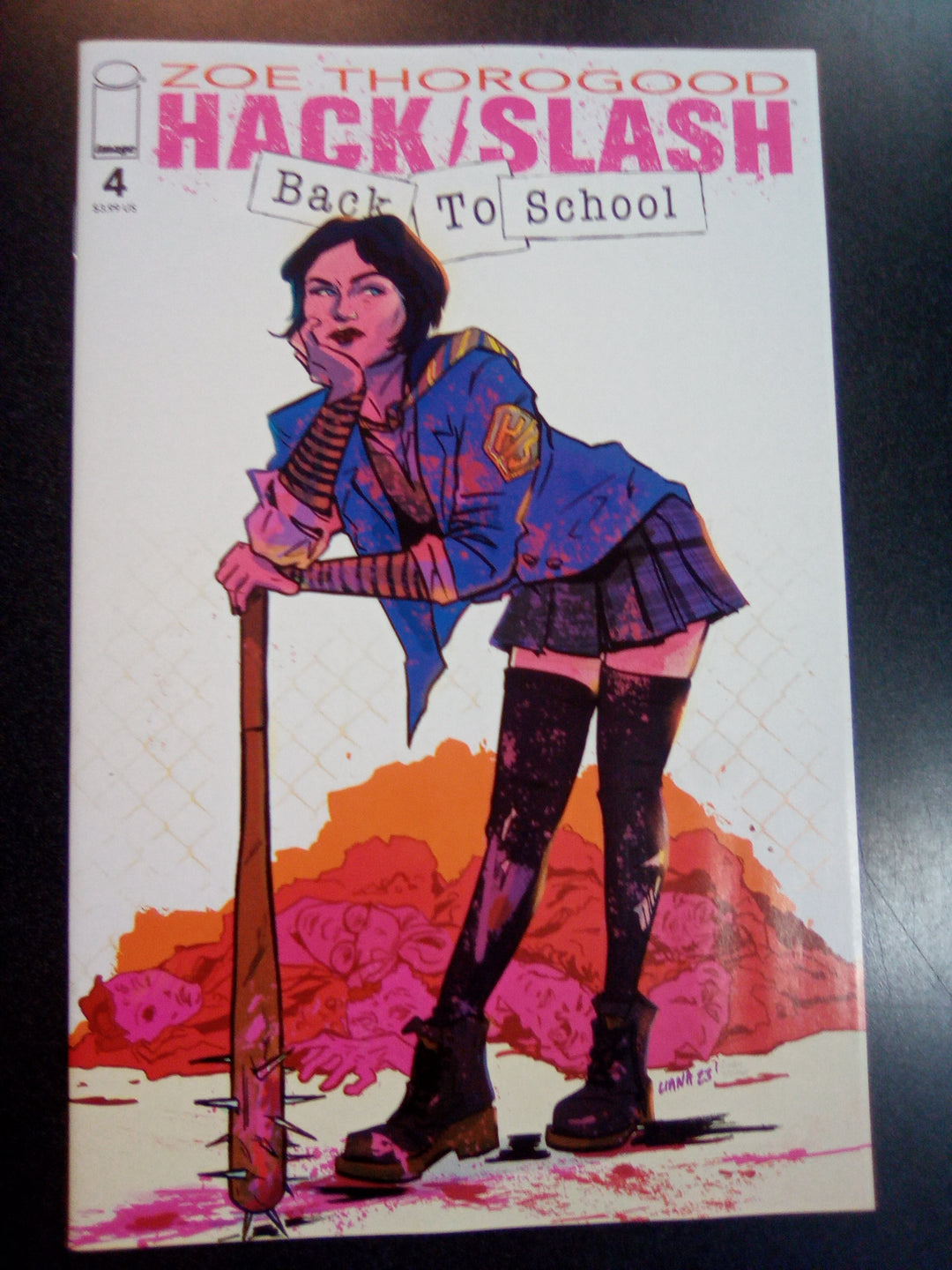 Hack Slash Back To School #4 (Of 4) Cover B Liana Kangas Variant