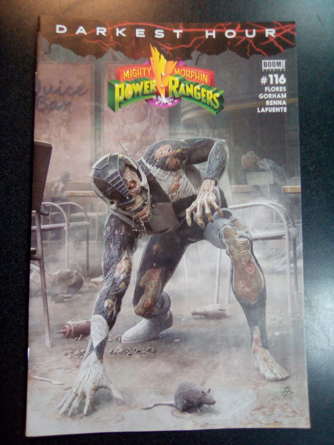 Mighty Morphin Power Rangers #116 Cover B Dark Grid Variant Barend
