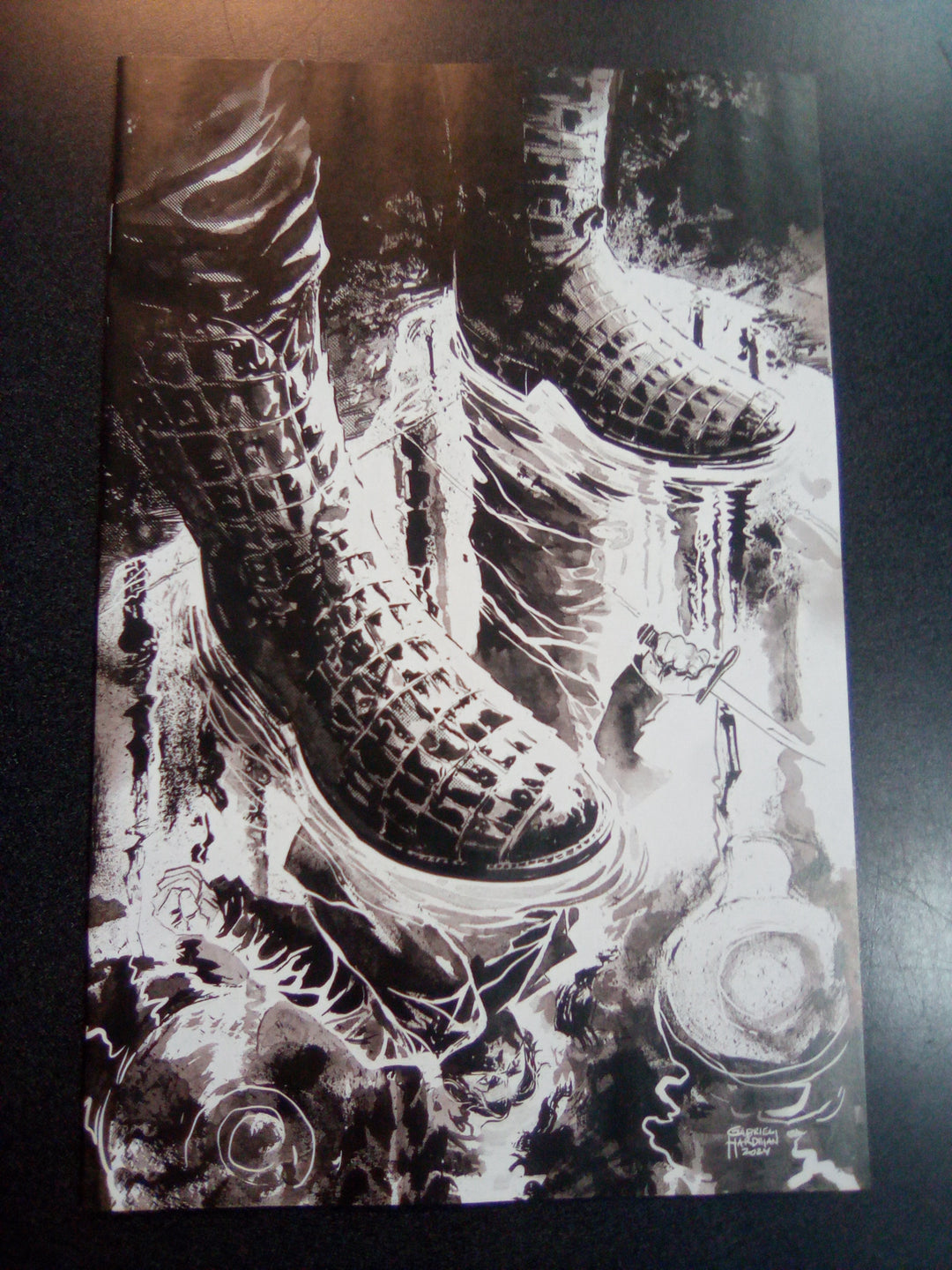 Crocodile Black #3 (Of 5) Cover D Unlockable Hardman (Mature)