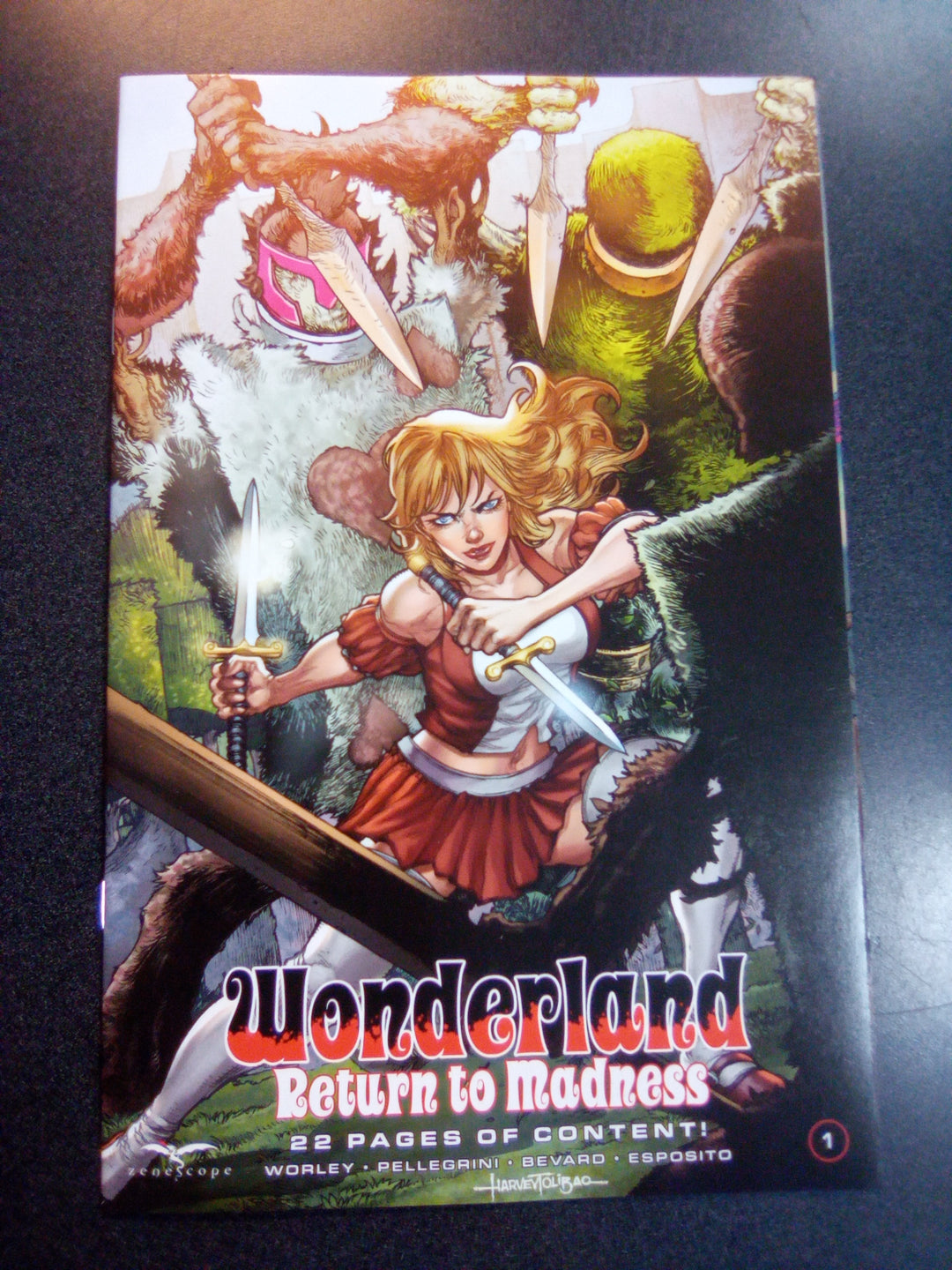 Wonderland Return To Madness #1 (Of 3) Cover B Harvey Tolibao