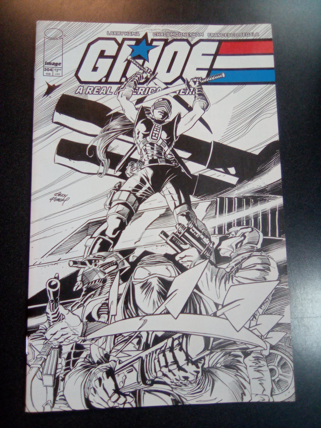 G.I. Joe A Real American Hero #304 Cover B Kubert Variant