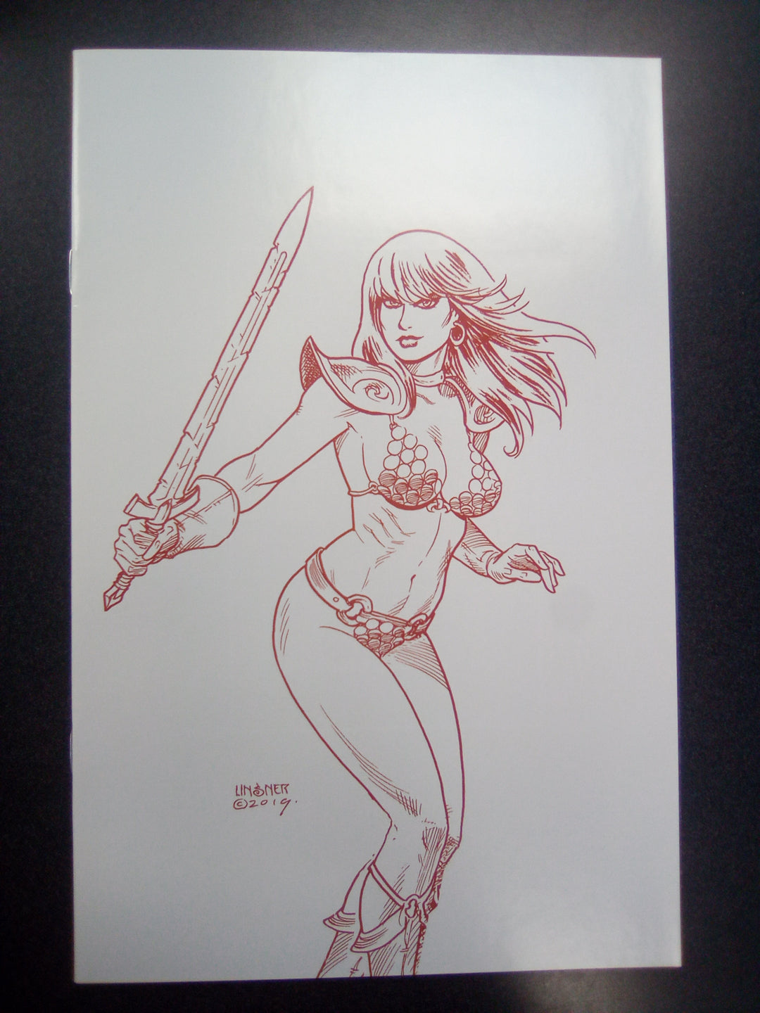 Red Sonja #14 1:30 Linsner Tint Virgin Foc Variant