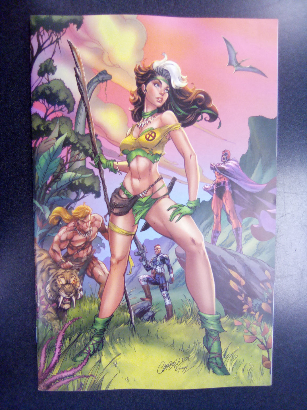 Rogue: The Savage Land #1 1:100 J. Scott Campbell Rogue Full Art Variant