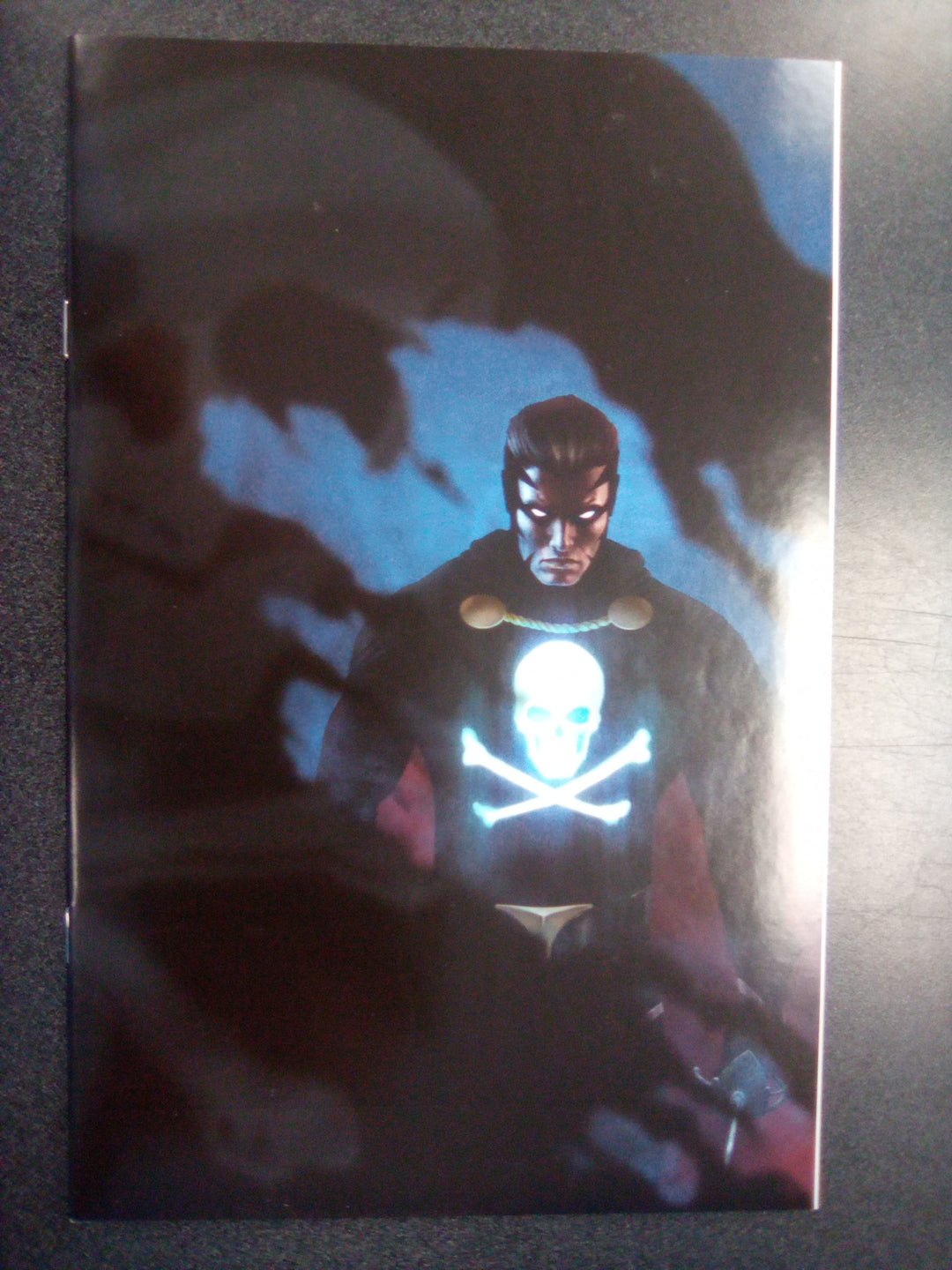 Black Terror #2 1:11 Rahzzah Blue Virgin Variant