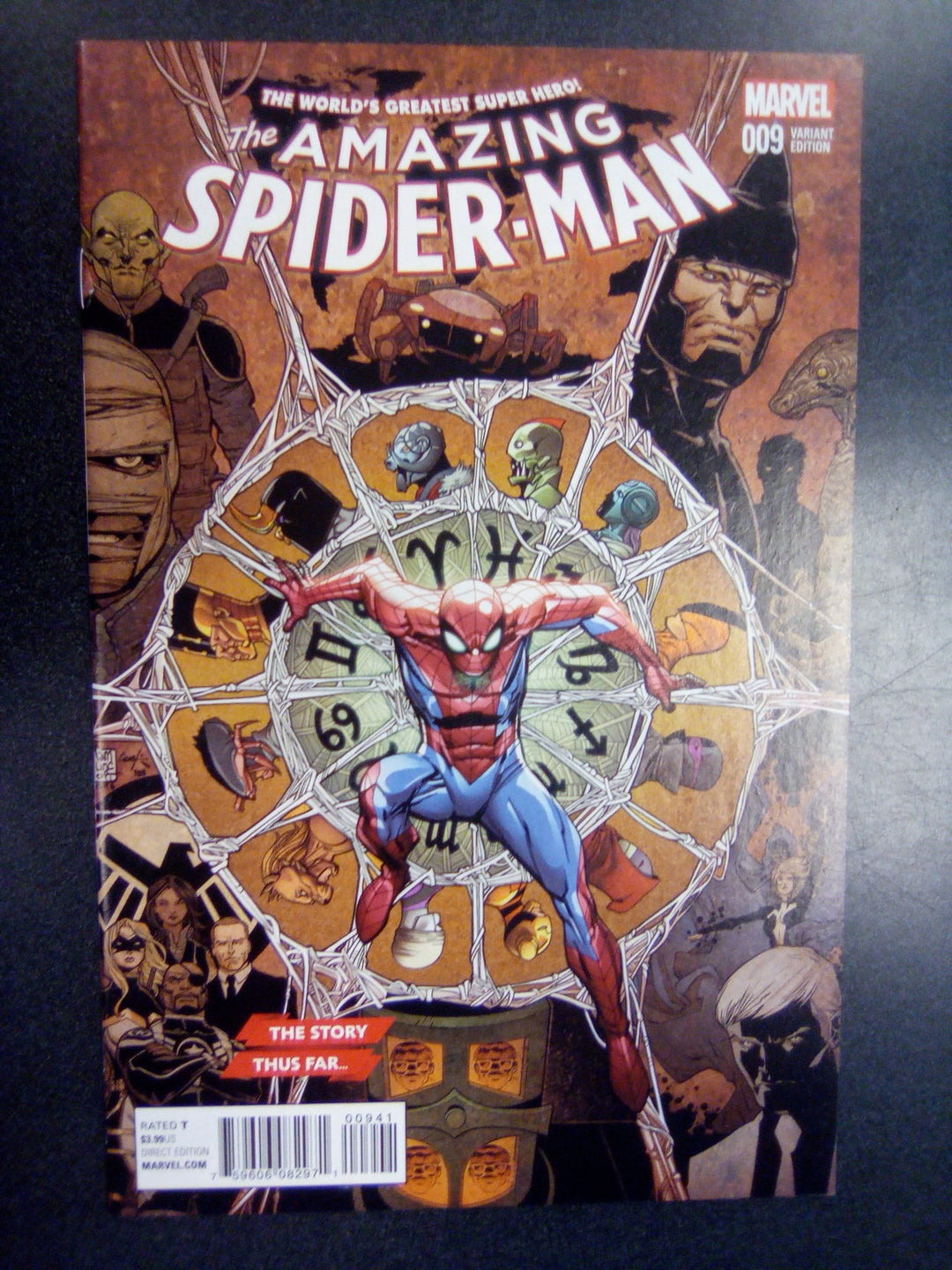 Amazing Spider-Man #9 (2016) Camuncoli Story Thus Far Variant