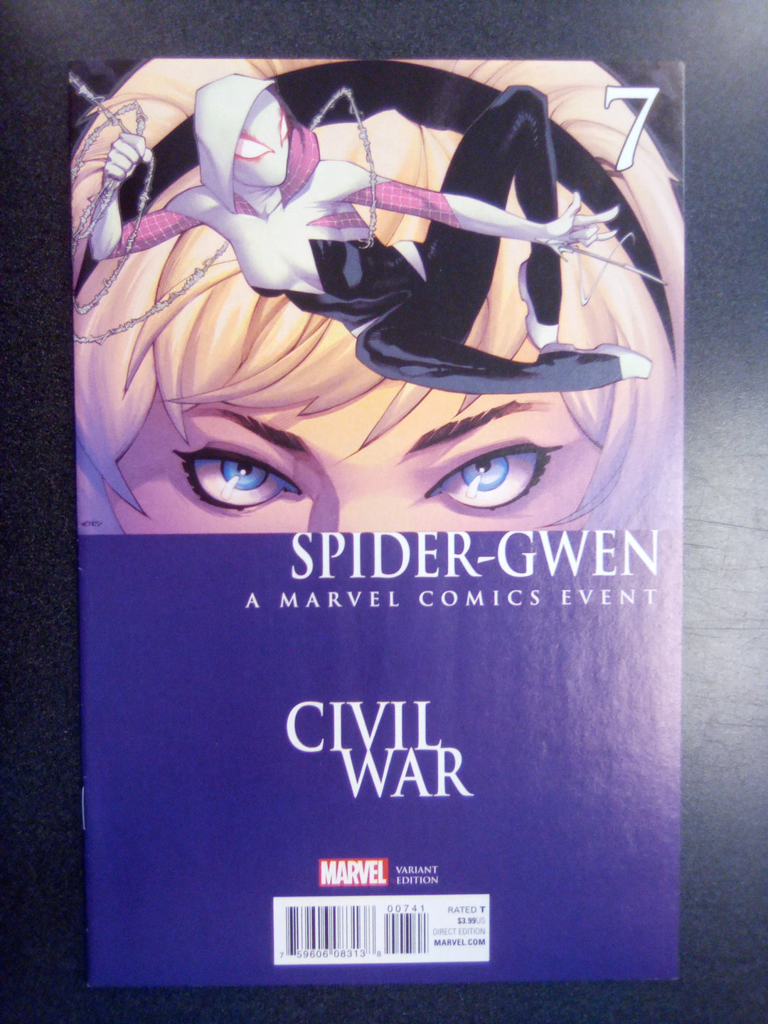 Spider-Gwen #7 (2016) Chris Stevens Civil War Variant NM